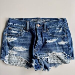 American Eagle Hi-Rise  Denim Shorts, size 2